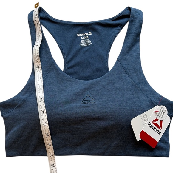 Reebok Women's Navy Sports Bra - Picture 4 of 6